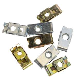 Écrou à ressort carré <span class=keywords><strong>en</strong></span> acier 65Mn zingué, écrou à cage <span class=keywords><strong>en</strong></span> acier au carbone haute résistance pour machines CVC, construction et automobile - Product Image 6