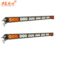 Led mobil Off-road Kombo 4x4 baris tunggal, bilah lampu led traktor truk Off-road 21 32 43 inci Super terang 30 60 90 120w