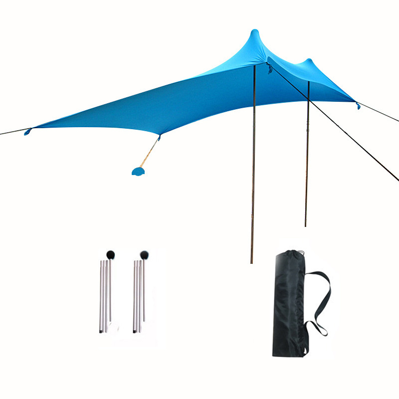 Летняя уличная эластичная большая портативная ветрозащитная палатка для рыбалки кемпинга пляжа навес от солнца