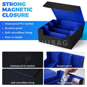 Boîte de rangement personnalisée pour cartes à jouer, cartes à collectionner, cartes de jeu de société, cartes en papier, boîte en plastique pour <span class=keywords><strong>Tarot</strong></span>, Pokémon, TCG, Yugioh - Product Image 4