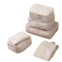 Usine en gros léger voyage bagages organisateur sacs 8 pièces emballage Cubes sac de voyage ensemble avec sac à chaussures à linge