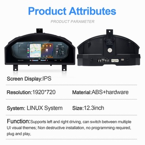 Digital Instrument Cluster <b>Speedometer</b> LCD Dashboard Upgrade <b>for</b> Land Rover Discovery Sport 2015-2019 - Product Image 6