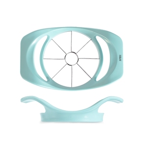 Cortador de manzanas con cuchilla de acero inoxidable azul, juego de 8 piezas de polipropileno para uso en la cocina - Product Image 1