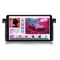 Lecteur DVD de voiture Android Jiawell 9 pouces, autoradio GPS WIFI Carplay Android Auto GPS écran tactile pour BMW Série 3 E46 98-15