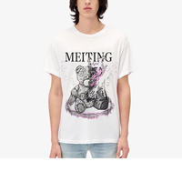 T-shirts en velours imprimés numériquement de luxe style hip-hop streetwear pour hommes – Vente en gros, personnalisables, grandes tailles, 100 % coton, manches courtes, décontractés