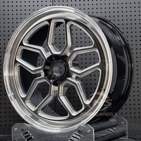 Jantes forgées sur mesure pour course de dragster 5x114.3 5x120 pour Ford Mustang S550 S65 Chevrolet Camaro Corvette Dodge Challenger M3 M4