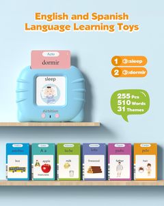 Airbition - Tarjetas de Memoria Interactivas Bilingües en Español e Inglés, Juguete de Aprendizaje del Idioma Montessori para Mayores de 2 Años, 510 <span class=keywords><strong>Palabras</strong></span>, Juego Sensorial - Product Image 3