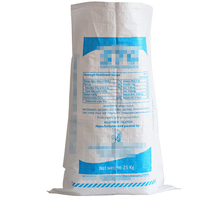 Sacs tissés en polypropylène personnalisés imprimés, sacs vides en raphia PP durables de 25 kg et 50 kg pour emballage de charbon de bois de construction Hebei