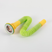 HJSJ Tuyau de vidange cylindrique multicolore de 80 mm de style italien, 2 mm, pour éviers de serpillière, flexible, anti-odeur, avec filtre pour sol