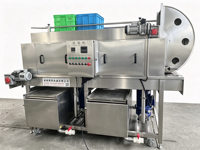 Automatische elektrische verwarmingsmachine voor het wassen en drogen van plastic kratten, manden en bakjes voor brood en eieren - fabrikant