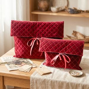 Sacs cadeaux personnalisés en velours avec logo, grands, réutilisables, recyclables, à fermeture boutonnée, pour perruques et promotion de parfums - Product Image 1