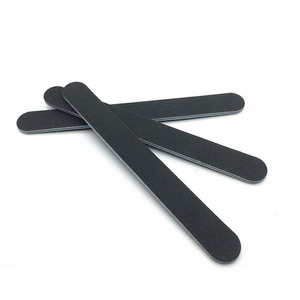 Wholesale 100/180 grit Sanding Nail File Black Double Side Durable Nail Files Nail Buffer