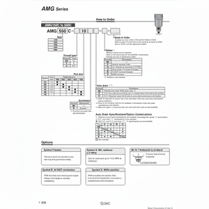 SMC Pneumatics-Separador de agua, equipo separador de agua, para el - Product Image 1