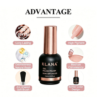 Gel UV rose transparent 15ml, style français naturel, pour manucure DIY, non toxique, ensemble de gel UV nude
