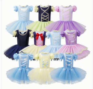 Navidad carnaval Cosplay Belle niños fiesta Año Nuevo verano púrpura Rapunzel <span class=keywords><strong>Sofia</strong></span> bebé niña tutú Ballet baile vestido GBSZ-007 - Product Image 1