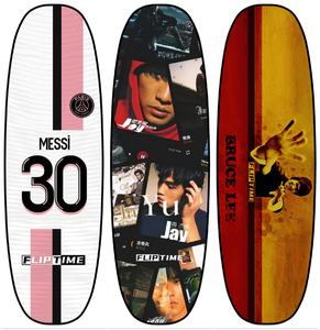 لوح ركوب الأمواج من الألياف الزجاجية باللون الأزرق الفاتح لتدريب الأطفال على ركوب الأمواج بفعالية - Product Image 4