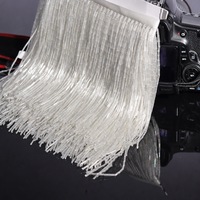 Frange à pampilles perlée de 15 cm pour la danse, la confection de robes, chapeaux, sacs, rideaux et accessoires suspendus - Vente en gros