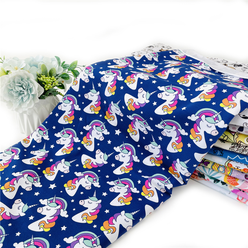 Хлопчатобумажная ткань из лайкры с цветочным принтом на заказ