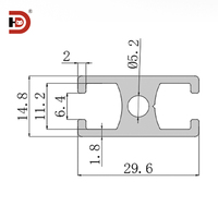 Profils en aluminium 1530 / 1540 / 1560 / 1570 / 15100 / 15180, profils en aluminium industriels, cadres de portes en alliage d'aluminium