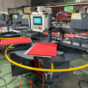 Kép sưởi ấm platens 6 trạm tự động khí nén thăng hoa Carousel Nhiệt Báo Chí Truyền nhiệt máy in cho T-Shirts - Product Image 4