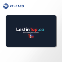 Carte RFID sans contact haute sécurité 13,56 MHz en PVC avec mémoire 2K/4K/8K pour contrôle d'accès et collecte de tarifs automatisée