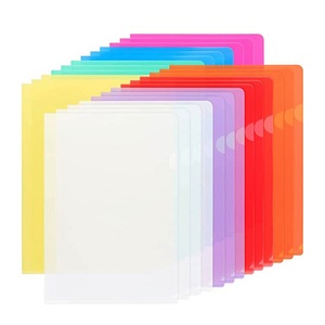 AFFISURE الجملة رخيصة الثمن A4 أعلى و الجانب تقرير ملف مشروع عرض غطاء الأزرق مجلد ملفات L نوع - Product Image 1