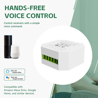 Module d'interrupteur intelligent WiFi SXIWGH 4CH 16A IH-S09 compatible Tuya Smart Life, commande vocale, minuterie, relais, prêt pour VR, design rotatif