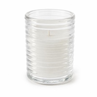 Photophores en verre transparent à texture variée, porte-bougies en verre gaufré pour mariages, banquets et centres de table domestiques