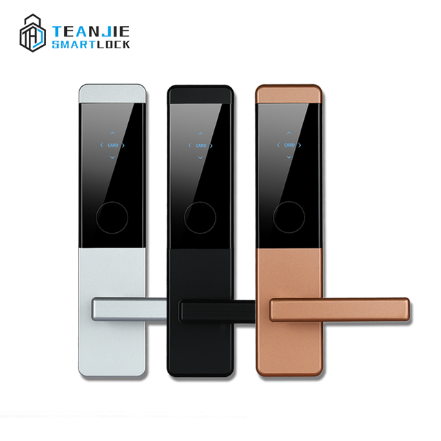 High Quality TTHotel Electronic RFID WiFi Key Card Lock Smart Keyless Electric Hotel Door Lock with Software System