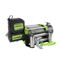 Treuil électrique tout-terrain 10000 Lbs 5.6HP 12V/24V, treuil automobile avec câble de 26M, couleur personnalisée, pour grue automobile et récupération d'urgence