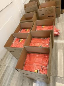 Clothing Manufactures <b>T</b> Shirts OEM Orange Color Over Size Polyester Sublimation Own Brand Display Round Neck Long Sleeve <b>T</b> Shirt - Product Image 5