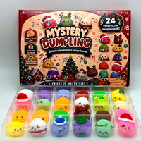 Calendrier de l'Avent Mystère Mix Designs avec Jouets Squishy Taba Squishy – 24 Jours de Surprises Promotionnelles