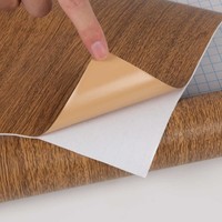 Jinyi Film Adhésif Aspect Bois Imperméable et Amovible pour Décoration Intérieure, Revêtement Autocollant pour Étagère et Papier Peint Mural