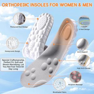 Suelas 4D Cloud-Like Comfort para hombres-Plantillas acolchadas de espuma viscoelástica suave - Product Image 4