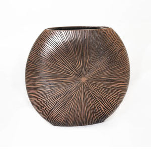 Latest Design Metal Aluminium Geometric Casted Silver <b>Bronze</b> <b>Vases</b> for Flower for Home Decor Indoor <b>Vases</b> Latest Decor - Product Image 1