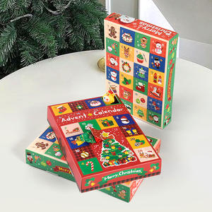 5pcs/包圣诞装饰礼盒24空神秘盒小玩意低于1美元包装圣诞神秘盒惊喜 - Product Image 3