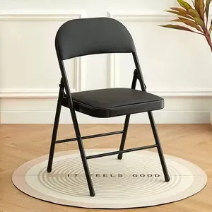 Chaise pliante en plastique PP et fer pour événements et conférences - Product Image 2