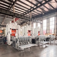 Ligne de production entièrement automatique de poinçonnage de contenants en aluminium pour barquettes, boîtes, assiettes et plats jetables