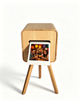 Support d'imprimante photo instantanée en bois multifonctionnel et portable avec base trépied réglable – Prix de gros