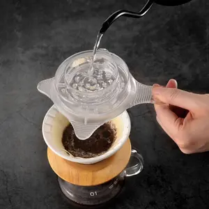 Nouvel arrivage filtre à café goutte à goutte de haute qualité, goutteur Transparent Pour verser le café adapté à l'extraction tasse d'égouttage