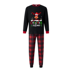 Best Quality Holiday Cotton Sets <strong>Couples</strong> Kids Women Soft <strong>Matching</strong> Family Pajamas Sets Christmas Print Sleepwear Pjs Suits Autumn - Product Image 5