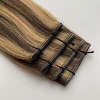 Ekstensi Rambut Haiy 2026 Terlaris Tipis Tak Terlihat Anti Kusut & Anti Rontok Genius Weft Raw Cuticle Aligned Double Drawn Pengiriman Cepat