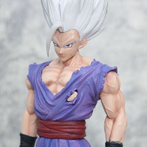 Estatua japonesa Gk <span class=keywords><strong>de</strong></span> 34CM, juguete <span class=keywords><strong>de</strong></span> PVC, <span class=keywords><strong>bestia</strong></span> Gohan GK Super Saiyan, Dios, pelo blanco, modelo <span class=keywords><strong>de</strong></span> estatua <span class=keywords><strong>de</strong></span> Pose <span class=keywords><strong>de</strong></span> pie - Product Image 4