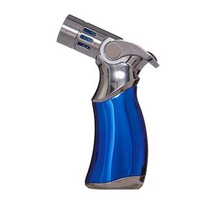 Flamme puissante de bonne qualité facile pour le charbon de bois rechargeable Logos personnalisés cigare BBQ Jet briquet torche oblique - Product Image 4