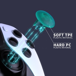จอยสติ๊กแบบใสสีเขียวมรกตสำหรับ PS5 Edge, ฝาครอบจอยสติ๊กแบบเปลี่ยนได้, อะไหล่เปลี่ยนอะนาล็อกสติ๊ก - Product Image 5