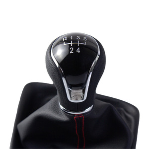 Car Gear <b>Shift</b> <b>Knob</b> Leather 5 Speed 6 Speed Set Ergonomic For Seat Leon 3 - Product Image 1