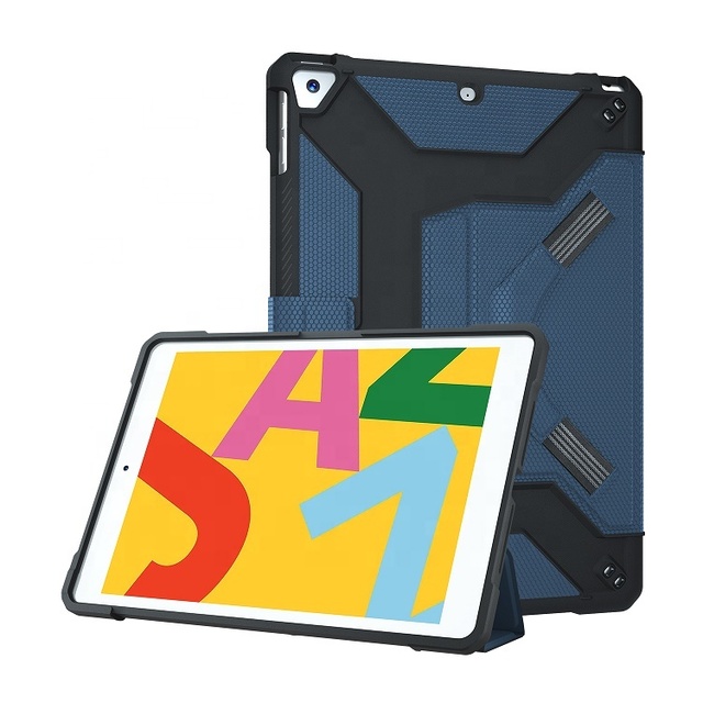 Factory Price OEM Custom Magnetic Design PU Leather Smart Folio Tablet Cover Case for iPad 8th 9th Generation 10.2 Inch Case