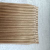 Extensions de cheveux humains Remy de qualité supérieure, invisibles, sans couture, trame Xo, cuticules alignées, trame en PU, couleur personnalisée