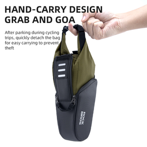 ROCKBROS selle de vélo sac arrière de vélo VTT route selle sac de siège de vélo grande tige de selle vtt voiture vélo queue coussin sacs - Product Image 6