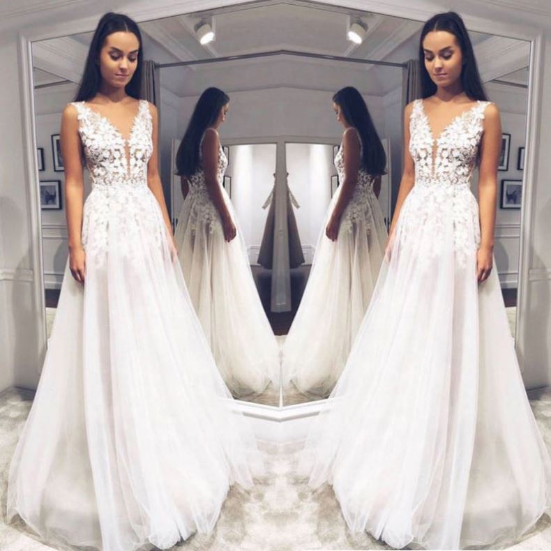 Кружевное платье с v-образным вырезом, сексуальное длинное свадебное платье без рукавов, элегантный дизайн для подружки невесты